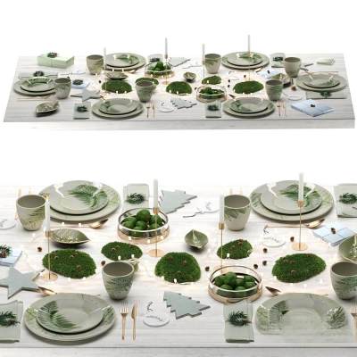 现代餐具组合-21